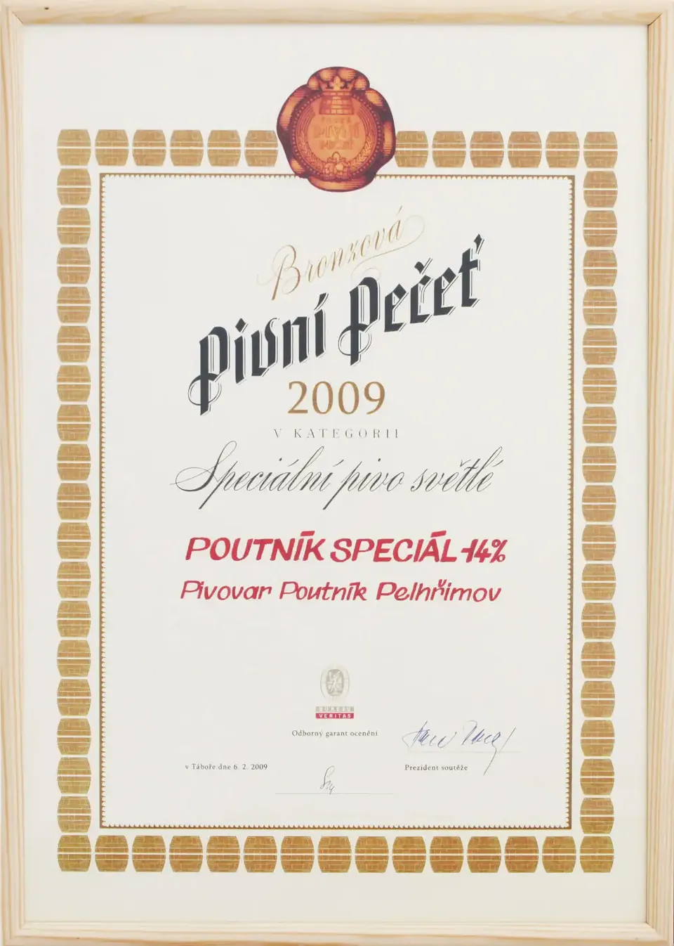 Pivní pečeť (Beer Seal) 2009