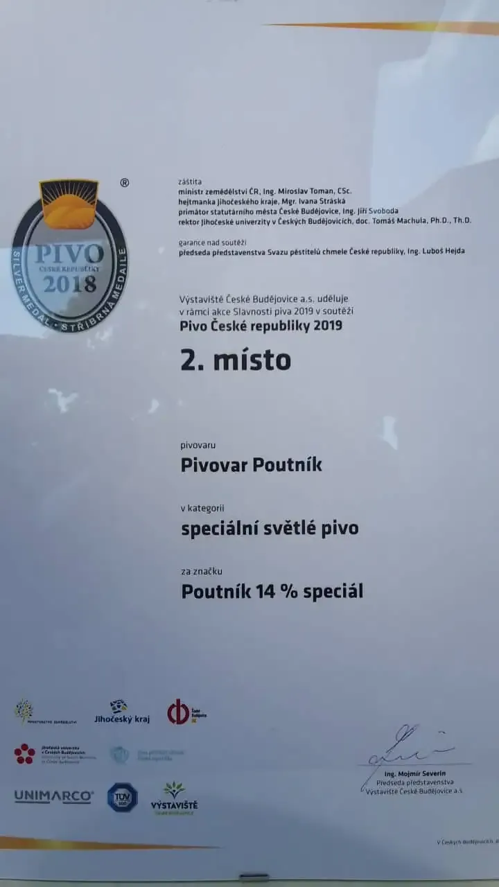 Beer of the Czech Republic 2019