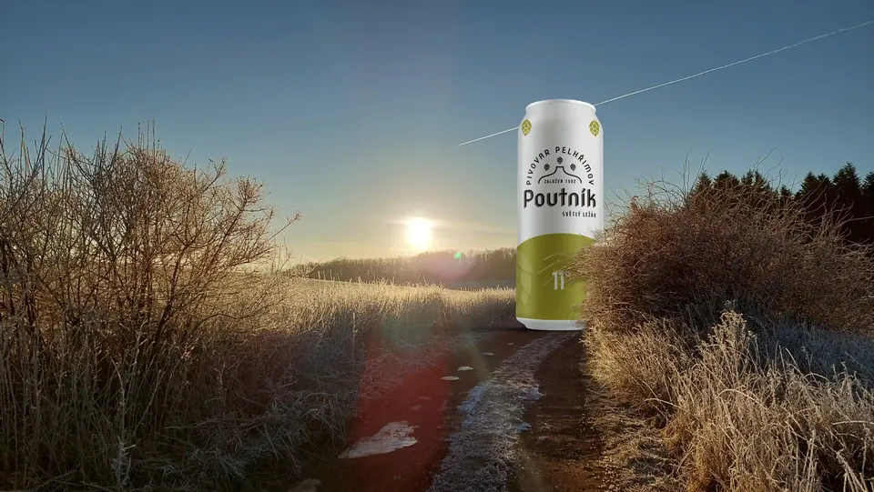 Poutník, unpasteurised beer from Pilgrimtown Brewery