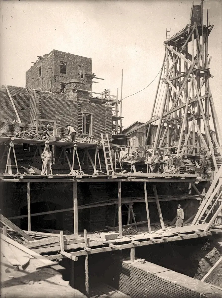 Construction of the brewery