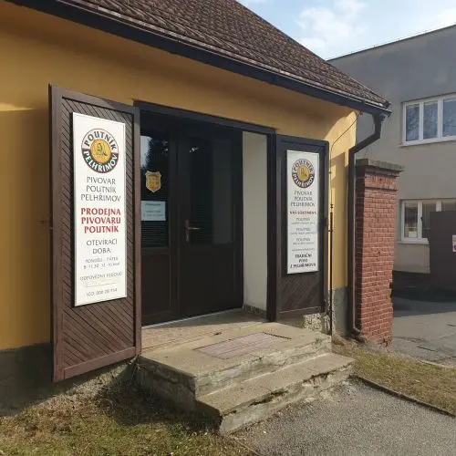 Entrance to the brewery shop